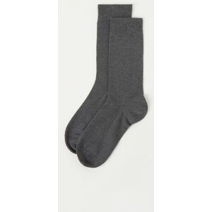 Calzedonia Calze Corte a Costine da Uomo Uomo Grigio TU