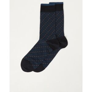 Calzedonia Calze Corte Jacquard a Rombi da Uomo Uomo Blu TU