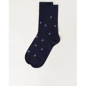 Calzedonia Calze Corte Fantasia All Over da Uomo Uomo Blu TU