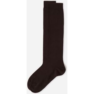 Calzedonia Calze Lunghe in Caldo Cotone da Uomo Uomo Marrone 42-43