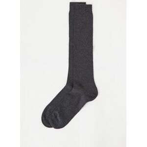 Calzedonia Calze Lunghe in Caldo Cotone da Uomo Uomo Grigio 42-43