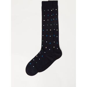 Calzedonia Calze Lunghe Fantasia All Over da Uomo Uomo Blu TU