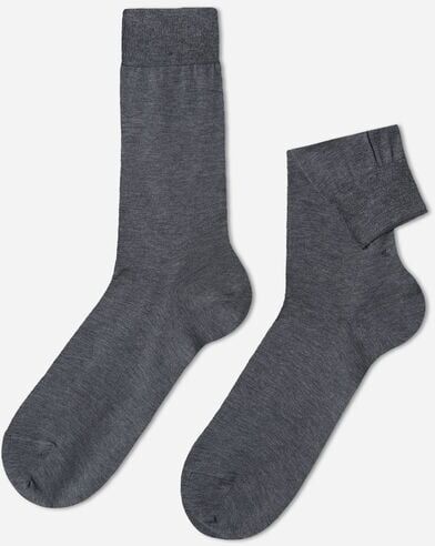 Calzedonia Calze Corte con Filo di Scozia da Uomo Uomo Grigio 10MZ