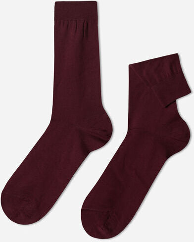 Calzedonia Calze Corte con Filo di Scozia da Uomo Uomo Bordeaux 11MZ