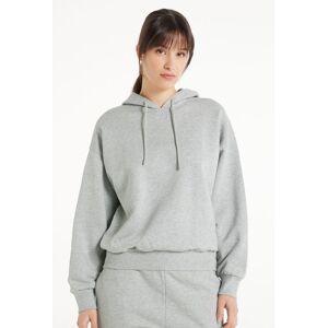 Tezenis Felpa Pesante Manica Lunga con Cappuccio Donna Grigio Tamaño M