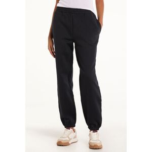 Tezenis Jogger in Felpa Pesante con Tasche Donna Nero Tamaño L