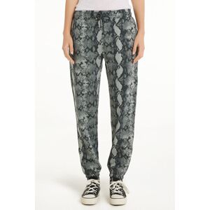 Tezenis Jogger con Tasca a Filetto Donna Animalier Tamaño L