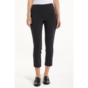 Tezenis Leggings Capri Stampati Donna Nero Tamaño M