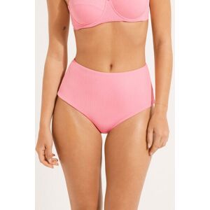 Tezenis Bikini Slip Alto Microfibra Riciclata Costine Donna Rosa Tamaño S