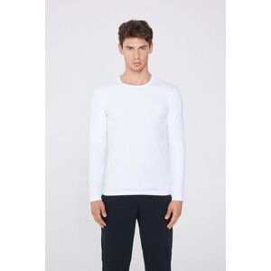 Tezenis Maglia Manica Lunga Girocollo Cotone Termico Uomo Bianco Tamaño L