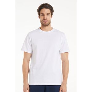 Tezenis T-Shirt in 100% Cotone a Girocollo Uomo Bianco Tamaño XL