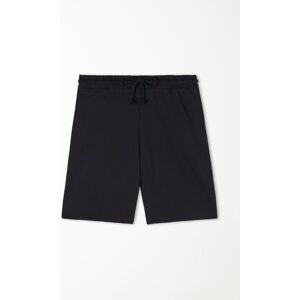 Tezenis Pantaloncini Corti in Felpa di Cotone con Tasche Uomo Nero Tamaño M