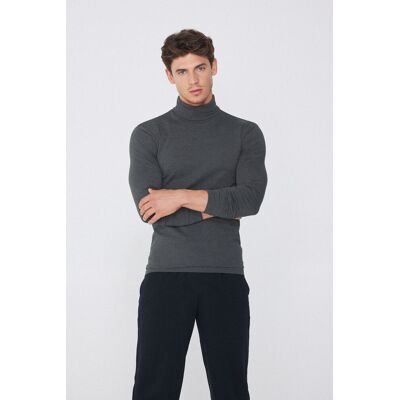 Tezenis Maglia Collo Alto in Cotone Termico con Manica Lunga Uomo Grigio Tamaño L Tezenis Maglia Collo Alto in Cotone Termico con Manica Lunga Uomo Grigio Tamaño L