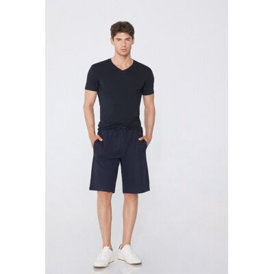 Tezenis T-shirt Scollo a V in Cotone Elasticizzato Uomo Blu Tamaño L Tezenis T-shirt Scollo a V in Cotone Elasticizzato Uomo Blu Tamaño L