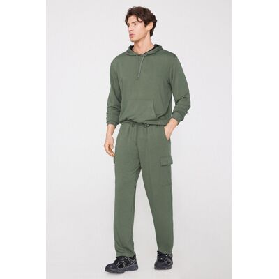 Tezenis Pantaloni Lunghi Felpa Soft Touch Cargo Uomo Verde Tamaño S Tezenis Pantaloni Lunghi Felpa Soft Touch Cargo Uomo Verde Tamaño S