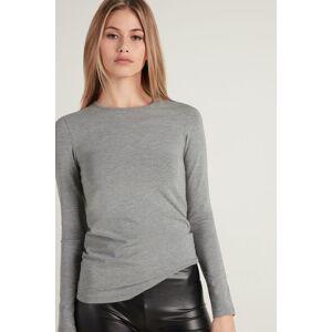 Tezenis Maglia Girocollo Cotone e Modal Termico Donna Grigio Tamaño M