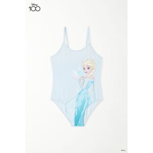 Tezenis Costume Intero Disney Frozen Bimba Bambina Tamaño 2-3