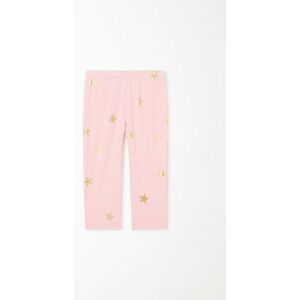 Tezenis Leggings Capri in Cotone Stampato Bambina Rosa Chiaro Tamaño 10-11