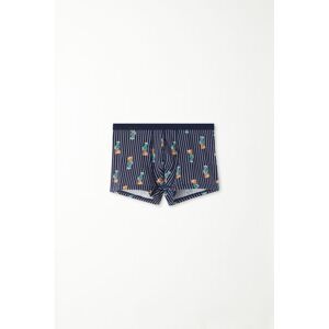 Tezenis Boxer Basic Bimbo in Cotone Colorato Bambino Blu Tamaño 12-13