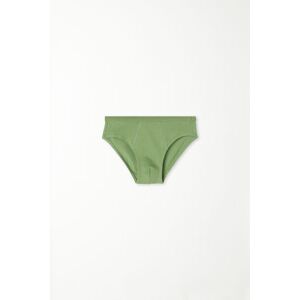 Tezenis Slip Basic Bimbo in Cotone Colorato Bambino Verde Tamaño 10-11