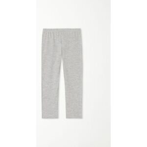 Tezenis Leggings Capri In Cotone Tinta Unita Bimba Bambina Grigio Tamaño 8-9