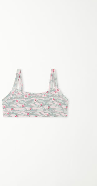 Tezenis Brassiere Bimba Basic in Cotone Stampato Bambina Stampa Tamaño 12-13