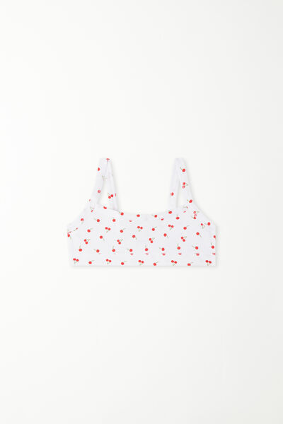 Tezenis Brassiere Bimba Basic in Cotone Stampato Bambina Stampa Tamaño 12-13