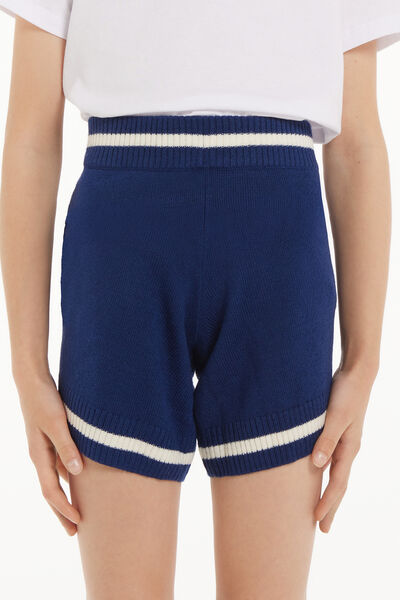 Tezenis Shorts Calato Bicolore Bimba Bambina Blu Tamaño 10-11