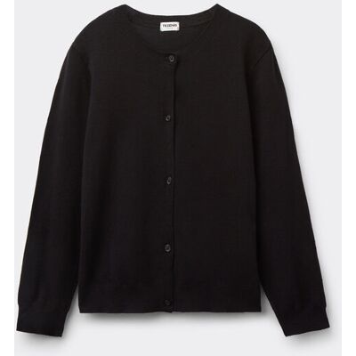 Tezenis Cardigan Girocllo con Bottoni Bimba Bambina Nero Tamaño 6-7 Tezenis Cardigan Girocllo con Bottoni Bimba Bambina Nero Tamaño 6-7