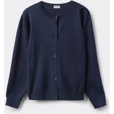 Tezenis Cardigan Girocllo con Bottoni Bimba Bambina Blu Tamaño 6-7 Tezenis Cardigan Girocllo con Bottoni Bimba Bambina Blu Tamaño 6-7