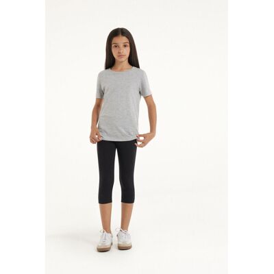 Tezenis Leggings Capri in Cotone Tinta Unita Bimba Bambina Nero Tamaño 8-9 Tezenis Leggings Capri in Cotone Tinta Unita Bimba Bambina Nero Tamaño 8-9