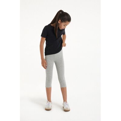 Tezenis Leggings Capri in Cotone Tinta Unita Bimba Bambina Grigio Tamaño 4-5 Tezenis Leggings Capri in Cotone Tinta Unita Bimba Bambina Grigio Tamaño 4-5