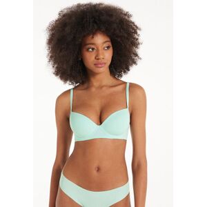 Tezenis Reggiseno Balconette in Microfibra Wien Donna Azzurro Tamaño 2E