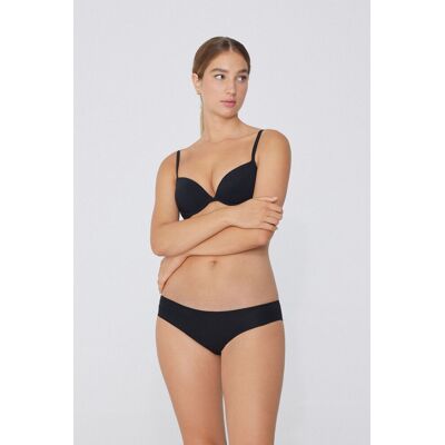 Tezenis Slip Senza Cuciture in Cotone Organico Donna Nero Tamaño XL Tezenis Slip Senza Cuciture in Cotone Organico Donna Nero Tamaño XL