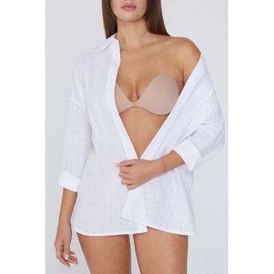 Tezenis Coppe Autoadesive Autoreggenti Donna Naturale Tamaño M/L Tezenis Coppe Autoadesive Autoreggenti Donna Naturale Tamaño M/L