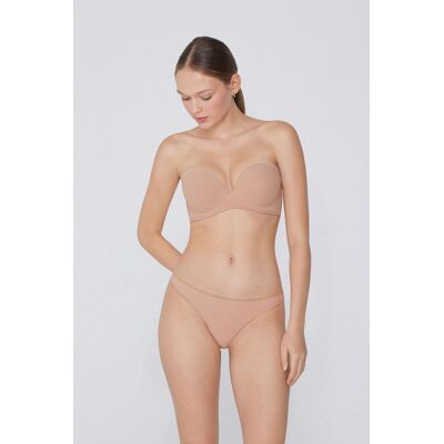 Tezenis Reggiseno Fascia Imbottita Scollata Microfibra Riciclata Donna Naturale Tamaño 2B Tezenis Reggiseno Fascia Imbottita Scollata Microfibra Riciclata Donna Naturale Tamaño 2B