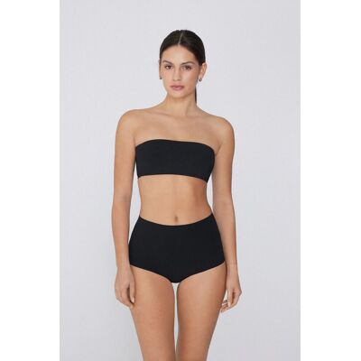 Tezenis Reggiseno Fascia Sidney Microfibra Riciclata Donna Nero Tamaño S/M Tezenis Reggiseno Fascia Sidney Microfibra Riciclata Donna Nero Tamaño S/M