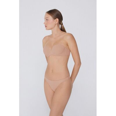 Tezenis Reggiseno Fascia Super Imbottito Madrid in Microfibra Riciclata Donna Naturale Tamaño 2B Tezenis Reggiseno Fascia Super Imbottito Madrid in Microfibra Riciclata Donna Naturale Tamaño 2B