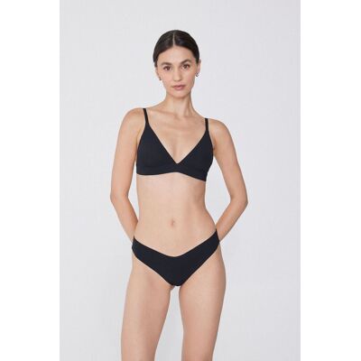 Tezenis Slip Brasiliano Sgambato Taglio Vivo in Microfibra Donna Nero Tamaño M Tezenis Slip Brasiliano Sgambato Taglio Vivo in Microfibra Donna Nero Tamaño M