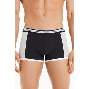 Tezenis Boxer Cotone Bicolore con Elastico Logato Uomo Nero Tamaño XXL