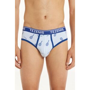 Tezenis Slip Cotone Stampato con Logo Uomo Stampa Tamaño L