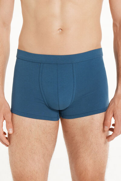 Tezenis Boxer in Leggerissimo in Cotone Extrafine Uomo Blu Tamaño S