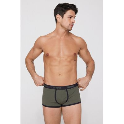Tezenis Boxer in Cotone a Costine con Elastico Logato Uomo Blu Tamaño XXL Tezenis Boxer in Cotone a Costine con Elastico Logato Uomo Blu Tamaño XXL