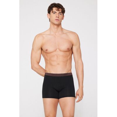 Tezenis Boxer Lungo in Cotone Organico Uomo Nero Tamaño XL Tezenis Boxer Lungo in Cotone Organico Uomo Nero Tamaño XL