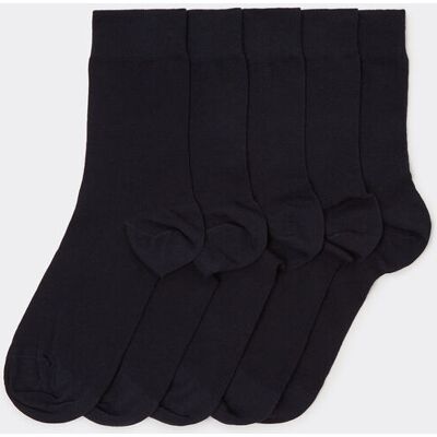 Tezenis 5 X Calzino Corto Cotone Leggero Uomo Blu Tamaño TU Tezenis 5 X Calzino Corto Cotone Leggero Uomo Blu Tamaño TU