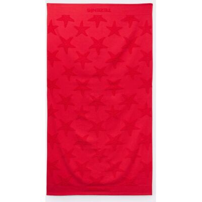 Tezenis Telo Mare Spugna Devoré Unisex Donna Rosso Tamaño TU Tezenis Telo Mare Spugna Devoré Unisex Donna Rosso Tamaño TU