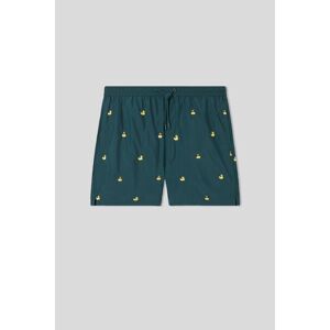 Intimissimi Costume Boxer Mare Ricamo Paperelle Uomo Verde Taglia L