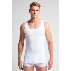 Intimissimi Canotta a Costine in Cotone Superior Uomo Bianco Taglia M