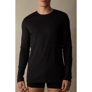 Intimissimi Maglia Manica Lunga in Caldo Cotone Uomo Nero Taglia XL