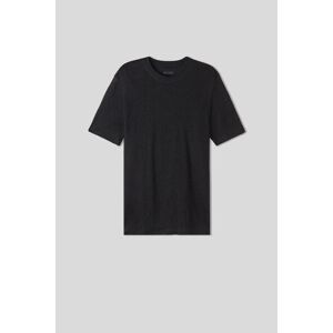 Intimissimi T-shirt in Lino Uomo Nero Taglia S